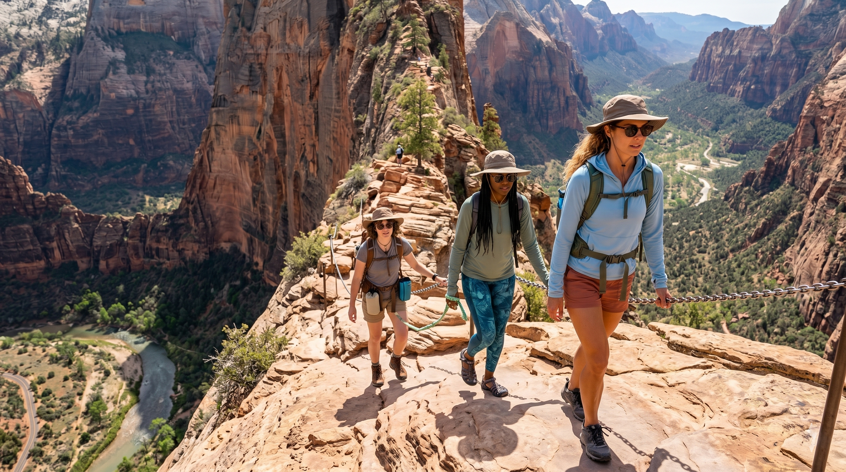 NO DOGS: Angels Landing UT — Score 100, Perfect Spring Window, Chains Section Open