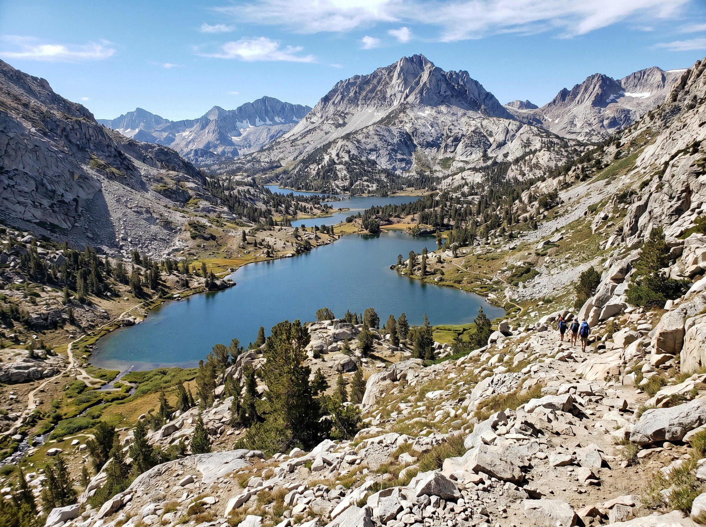 Bishop Pass to Long Lake: 88/100, Early Season Done Right