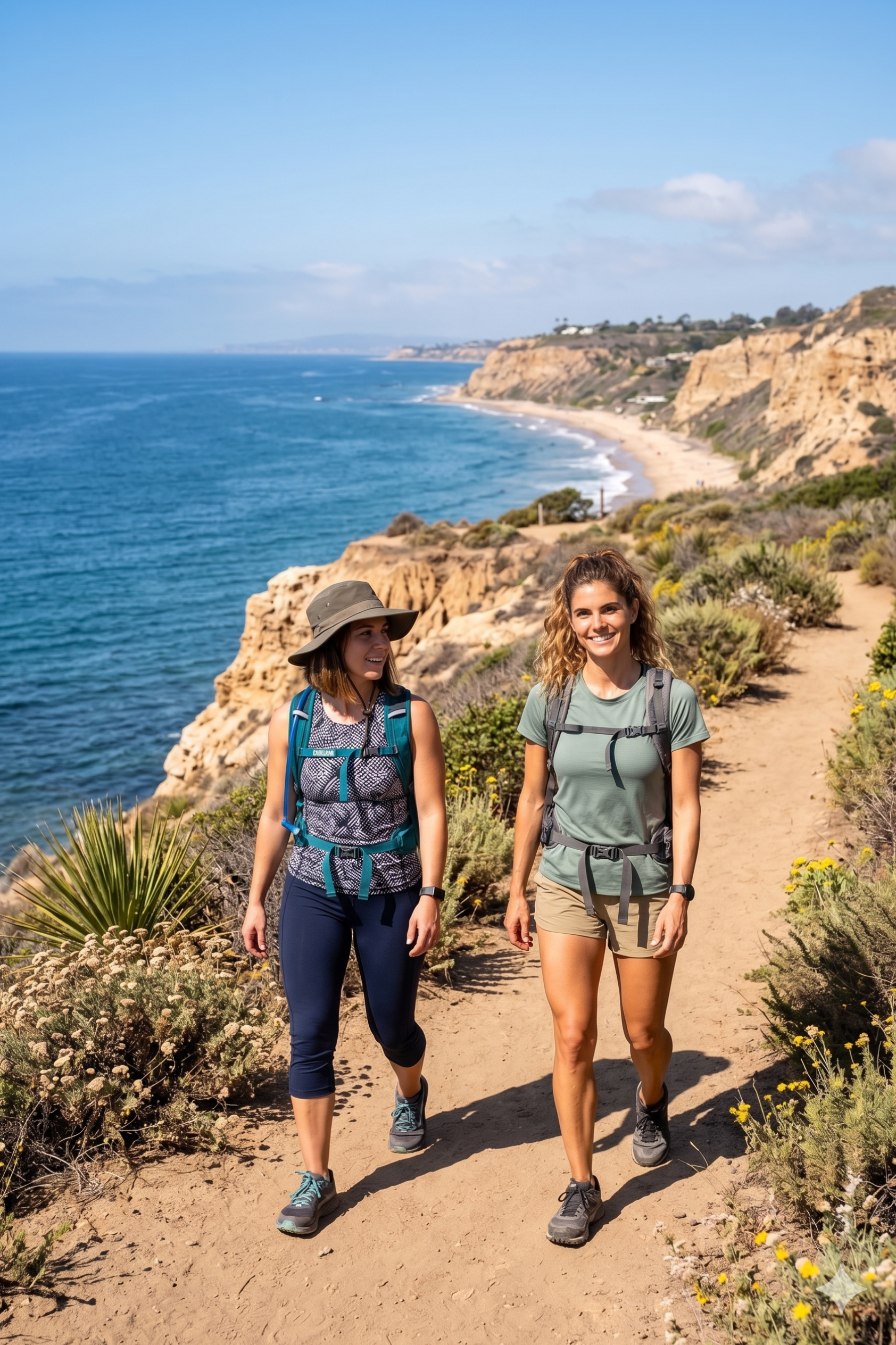 NO DOGS: Crystal Cove Beach to El Moro Canyon CA — Score 100, Great Day to Go, April Perfection on the OC Coast
